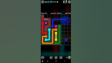 How To Solve Flow Free Bridges Blue Pack Level 20 9x9 Board Walk Through Solution Walkthrough