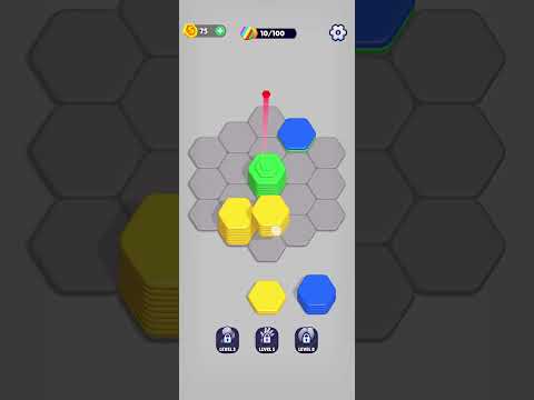 Hexa sort  level 1 puzzle game hexa puzzle#kidsgame #viralvideo #gaming #subscribe #ytshorts