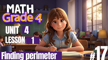 شرح ماث جريد 4 لغات | ( Finding perimeter  )  Unit 4 | Lesson 1 #كتاب_المعاصر