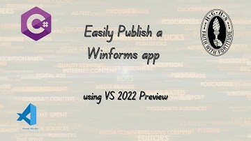 Easily packaging a winforms app without MSIX