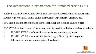 What is the International Organization for Standardization (ISO)