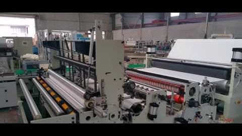 Full automatic maxi roll and small toilet tissue paper rewinding machine