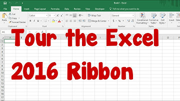 Excel Tutoral - Tour of the Excel Dashboard, Ribbon, Tabs and Navigation