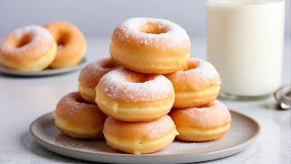 Soft and Fuffy Homemade Donut Recipe