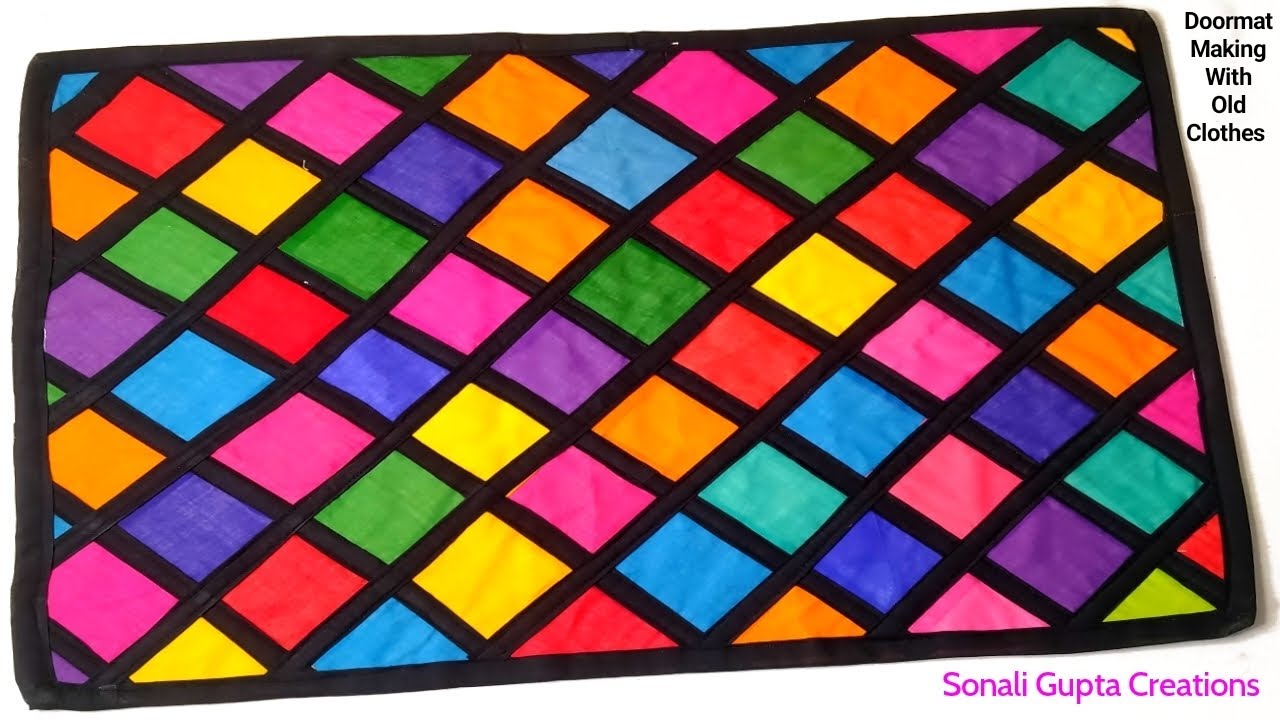 Super Easy Doormat Idea/Mat/Rug/How To Make Doormat/Paydan Banane Ka Tarika/Doormat Making At Home