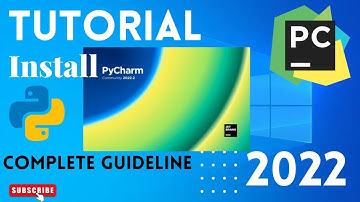How to INSTALL PyCharm IDE on windows 10 step by step 2022