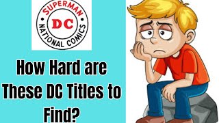 Ranking DC Silver by Rarity in the Wild