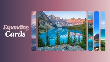 How to Create Expanding Cards with HTML, CSS & JavaScript | Step-by-Step Tutorial