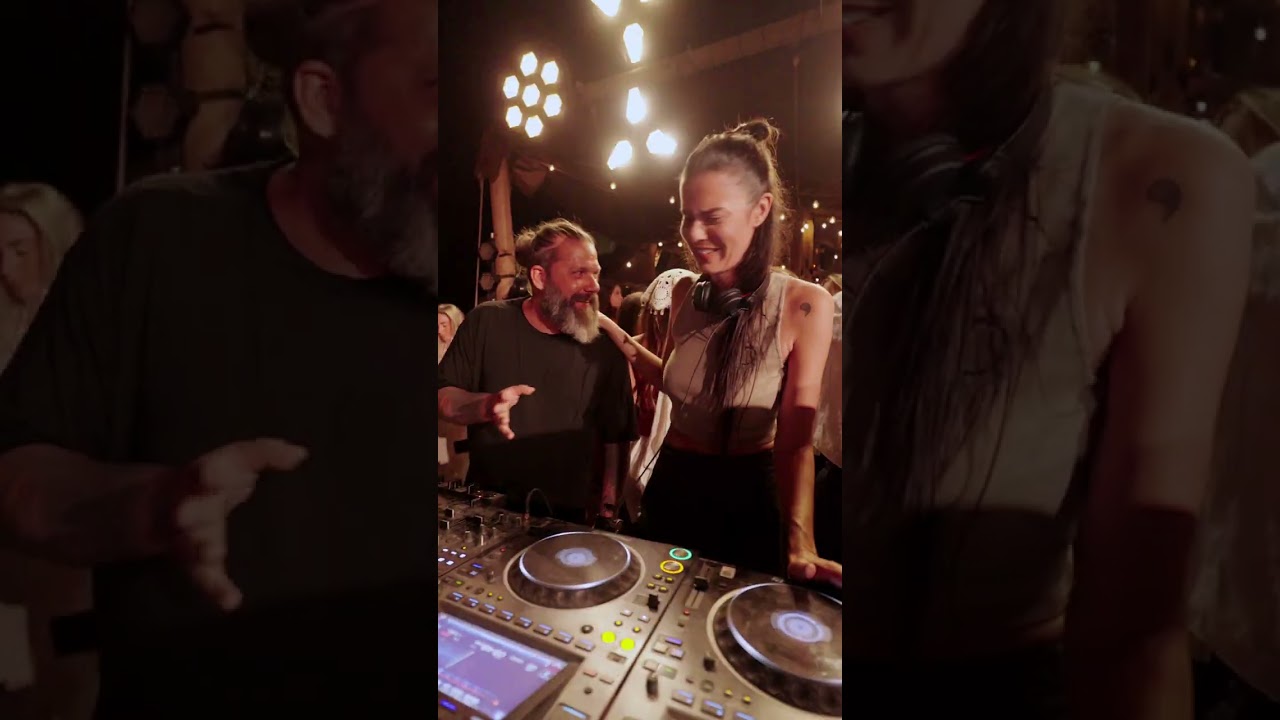 ⁣Fiona Kraft b2b Lannka at Scorpios Mykonos
