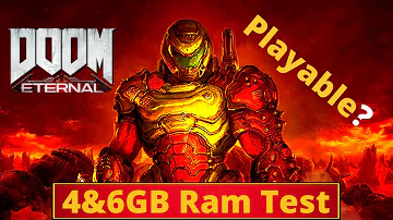 How much RAM does Doom Eternal use?