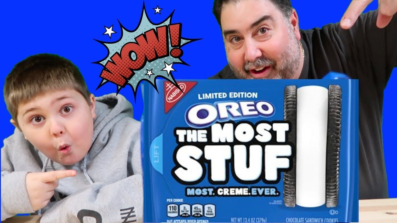 Oreo Most Stuf Review - Limited Edition Oreo the Most Stuf Cookie Taste Test