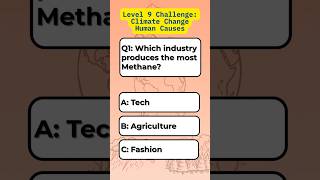 GCSE 20-Second Quiz: Climate Change Human Causes #gcsegeography #geographyrevision #gcse2026