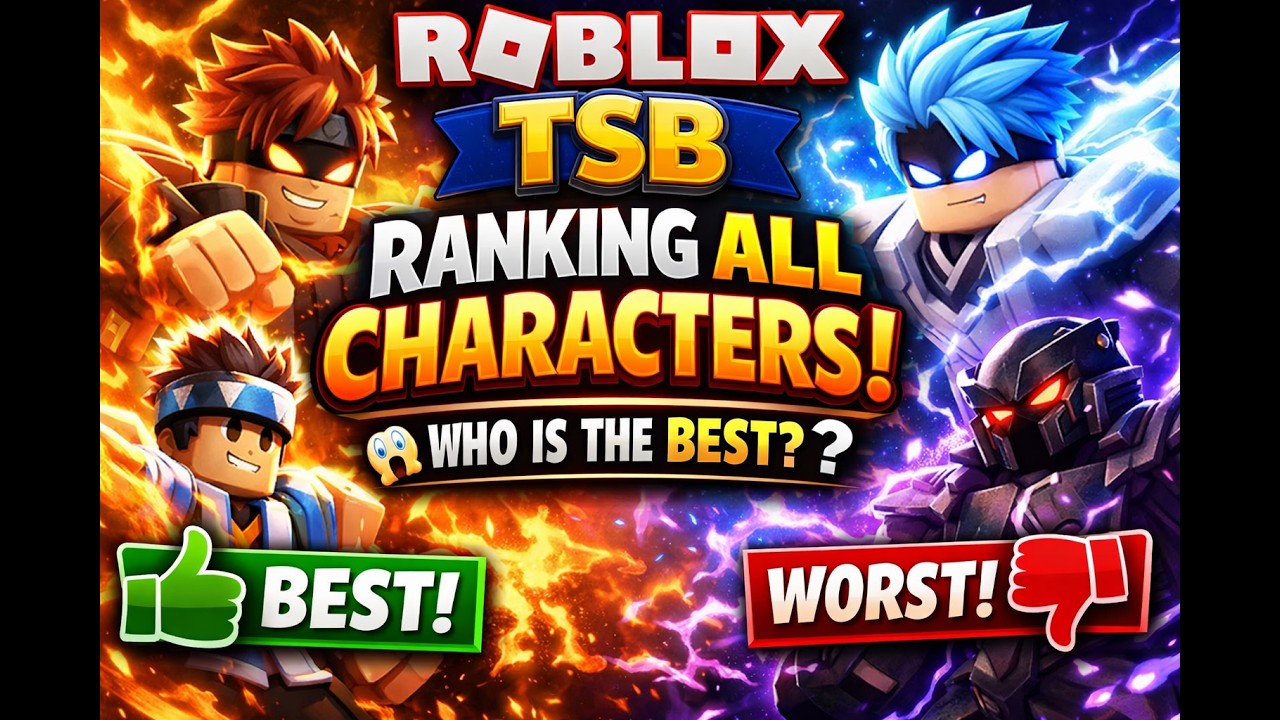 ROBLOX TSB 🔥 ALL CHARACTERS ULTIMATE RATING! 😱 Who is the BEST? - YouTube