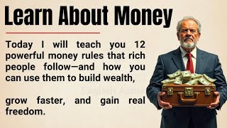 Learn About Money 💰 || 12 Rules Rich People Follow to Build Wealth & Freedom || Graded Reader ✅
