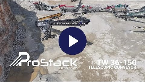 150ft Long Radial Telescopic Conveyor