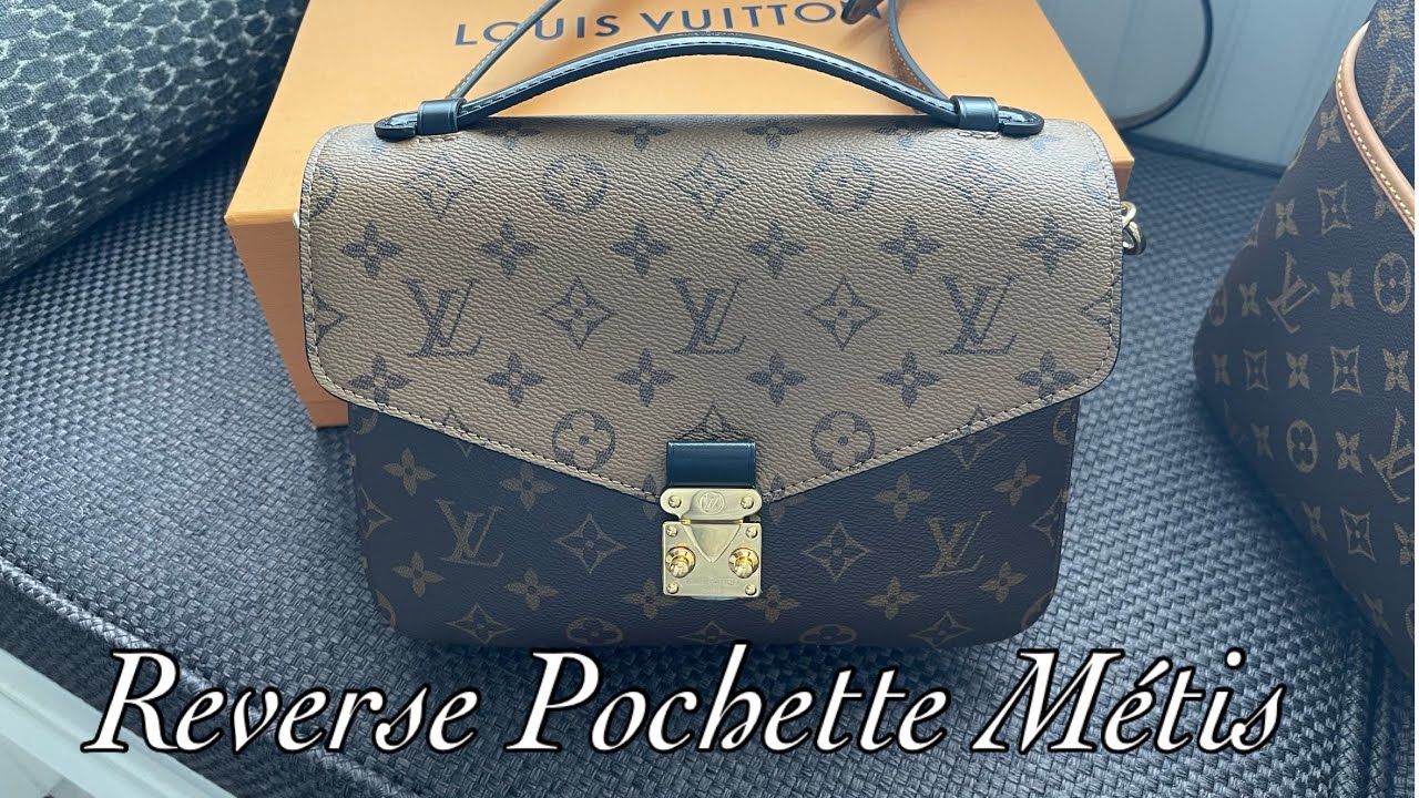 VGC LV Pochette Metis Reverse rec Mei 2022 with db, strap, rec, papertag  @33.25 jt nett exc ongkir . Disclaimer: we are not affiliated…