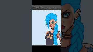 JINX FAN-ART #shorts (ARCANE)  #arcane #jinx #jinxleagueoflegends