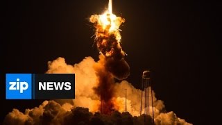 Unmanned Rocket Explodes During Launch - Oct 30, 2014