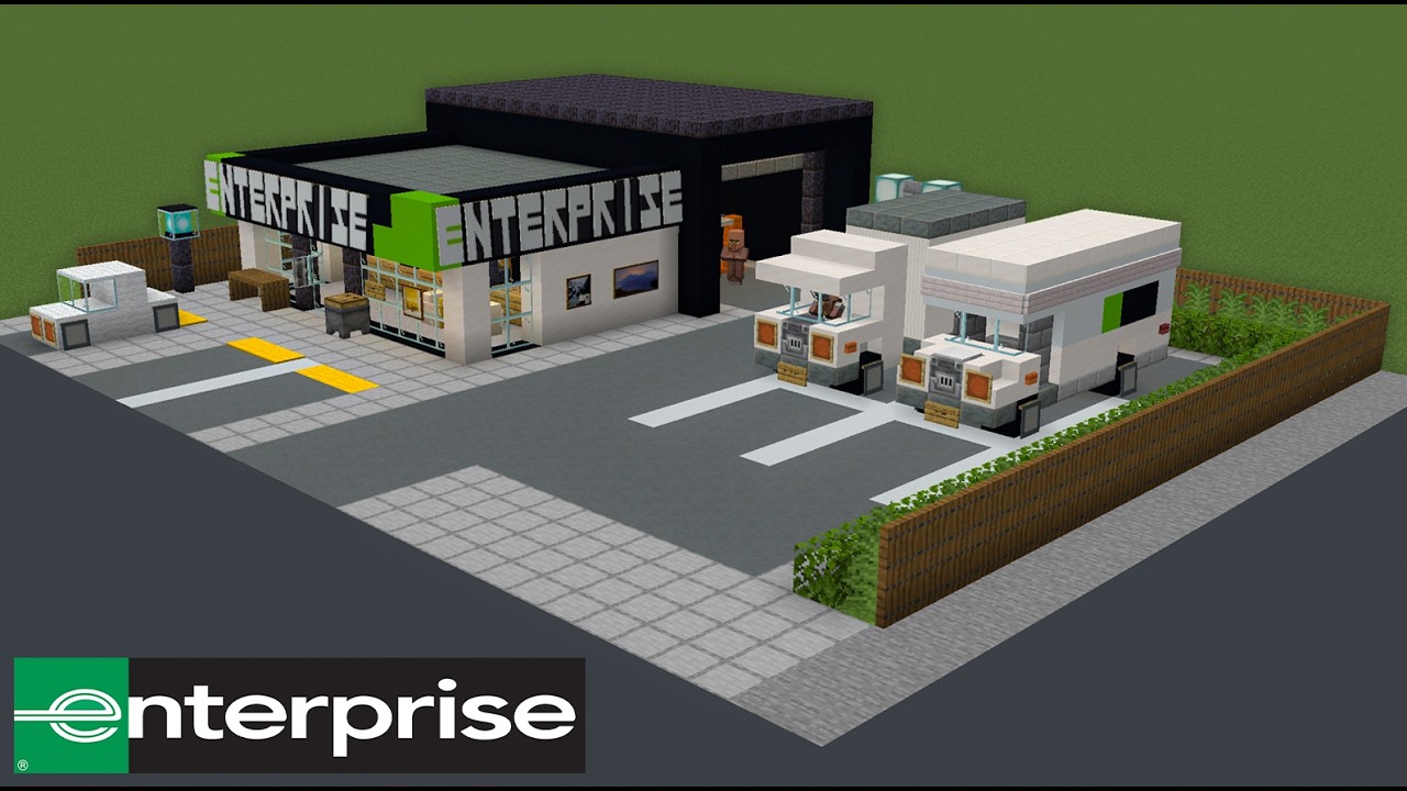 ビジネス・経済 HOW TO BUILD A CAR How to Build a Realistic Enterprise Rent a Car in Minecraft | Step