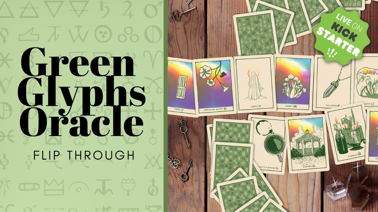 Green Glyph Oracle Flip Through