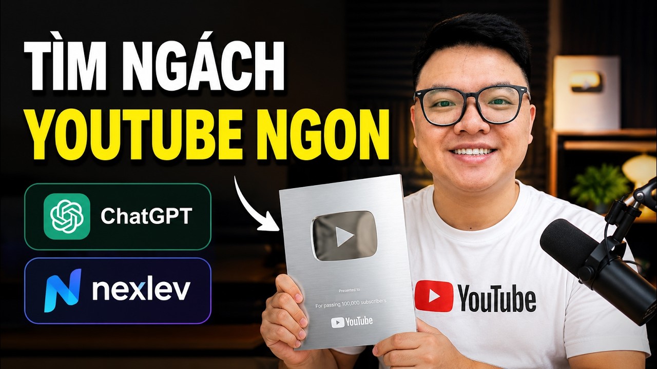 Tìm ngách Youtube ngon với bằng cách tích hợp Nexlev vào chatgpt