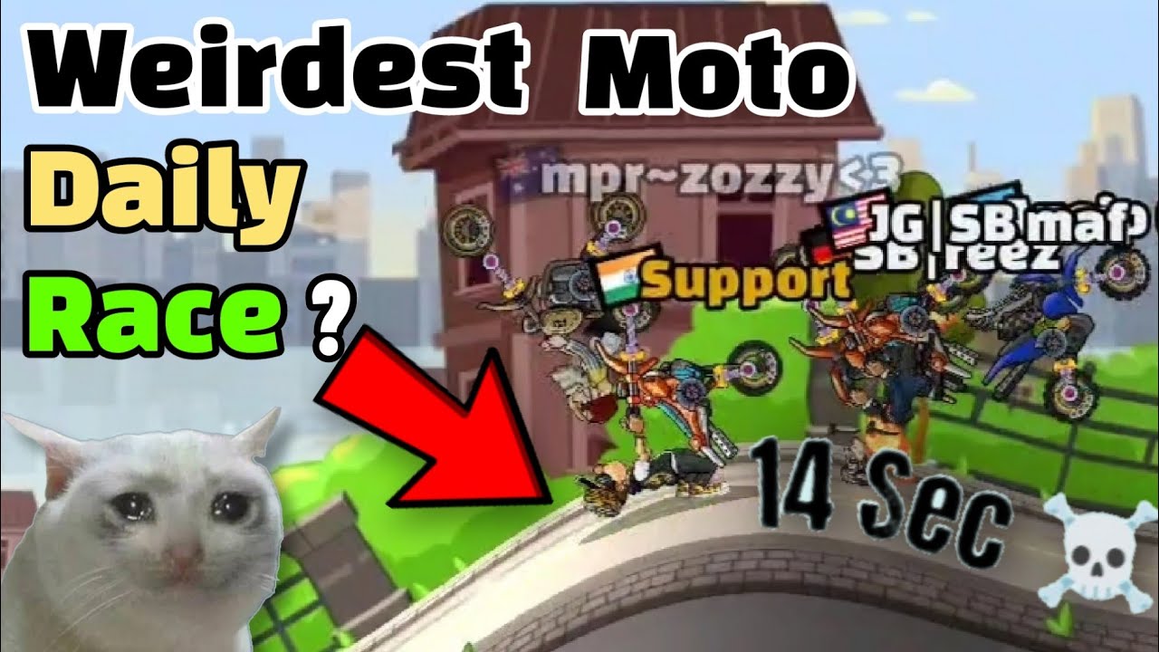  " 14 Sec Intense Battle! ⚡🏁" - In Rubberist | Hill Climb Racing 2 