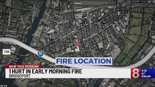 1 injured after Bridgeport apartment fire