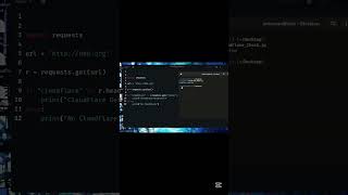 Is this website protected by Cloudflare?  Quick Python check  #python #network #security #shorts