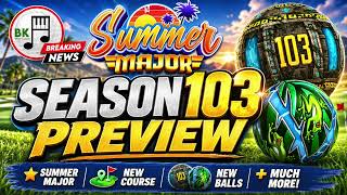 SEASON 103 PREVIEW: Brand New Course, Summer Major, New Balls, lots more | Golf Clash News Update