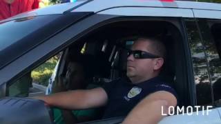 mannequin challenge. with cop