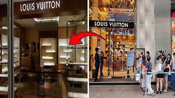 Louis Vuitton Stores Left Empty After Chinese Manufacturers Speak Out