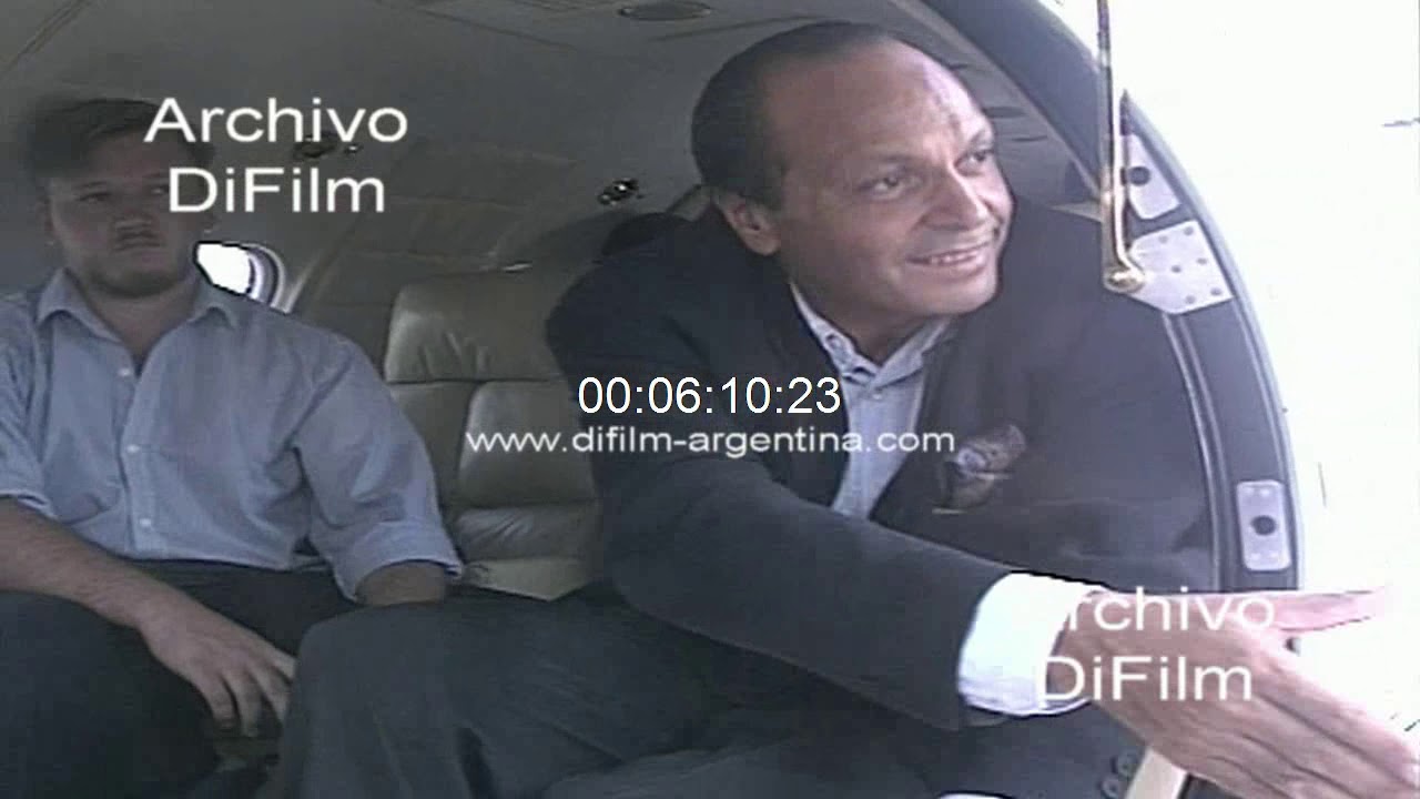 Alain Delon - Roberto Giordano - Viaje de Buenos Aires a Punta del Este 1996