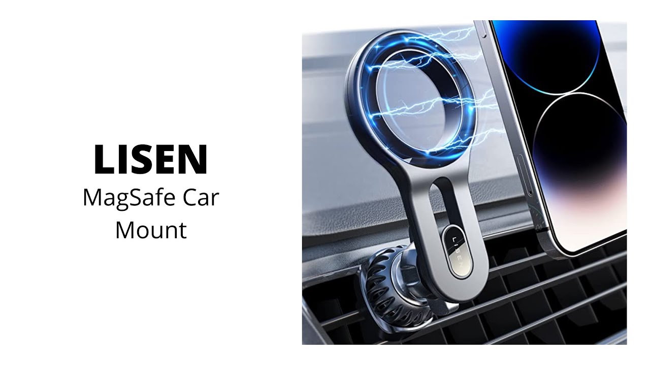  LISEN for iPhone 15 MagSafe Car Mount, Hands Free Magnetic  Phone Holder for Car, Fit for iPhone 14 13 12 Pro Max : Cell Phones &  Accessories