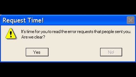 The Loren Organisation Reads Random Windows Errors S1EP7 (Requesting closed)