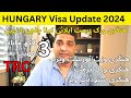Hungary Student Visa l Hungary tourist Visa Update 2024 l Hungary work permit