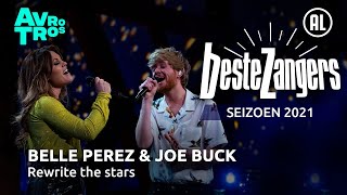 Video thumbnail of "Belle Perez & Joe Buck - Rewrite the stars | Beste Zangers 2021"