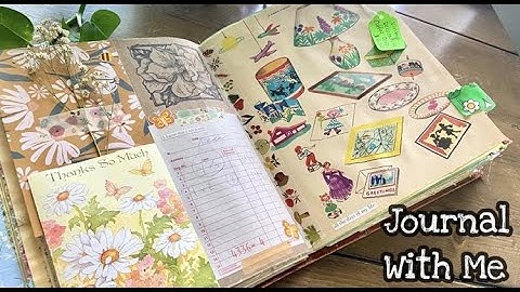 Junk Journal With Me / Journal Tutorial Video / Handmade Journal