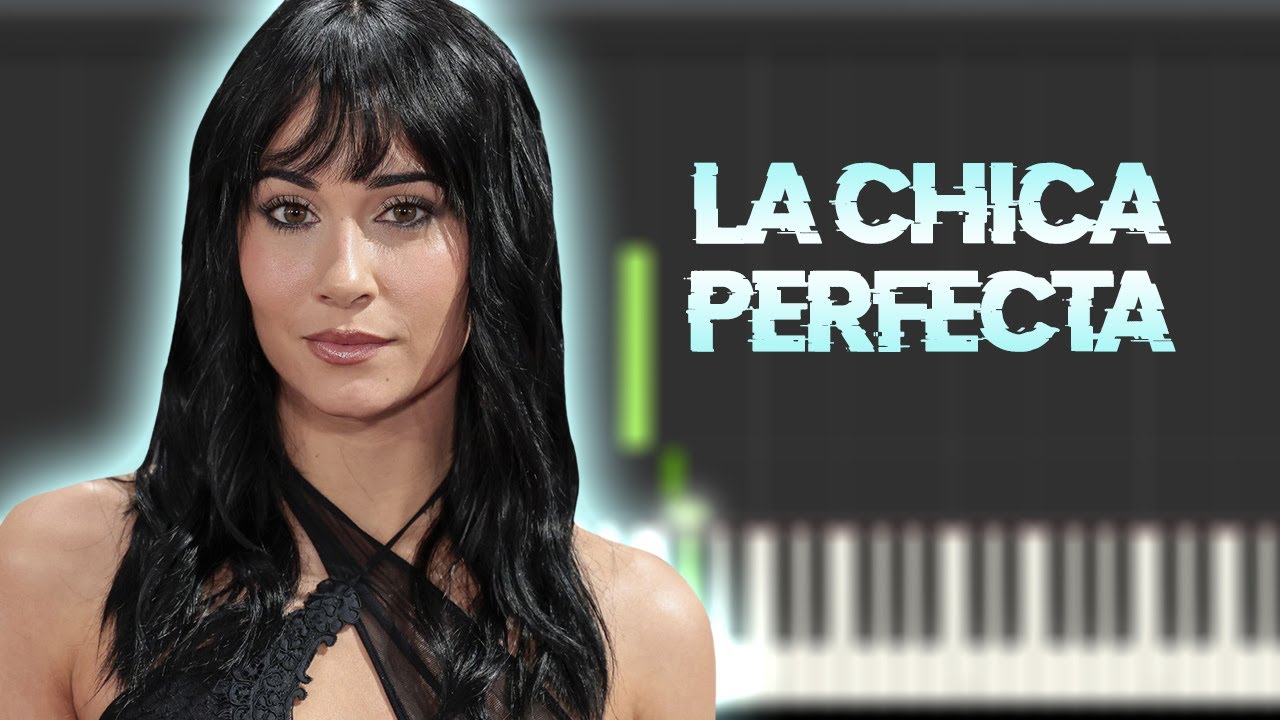 Aitana, Fangoria - LA CHICA PERFECTA | Instrumental Piano Tutorial / Partitura / Karaoke / MIDI