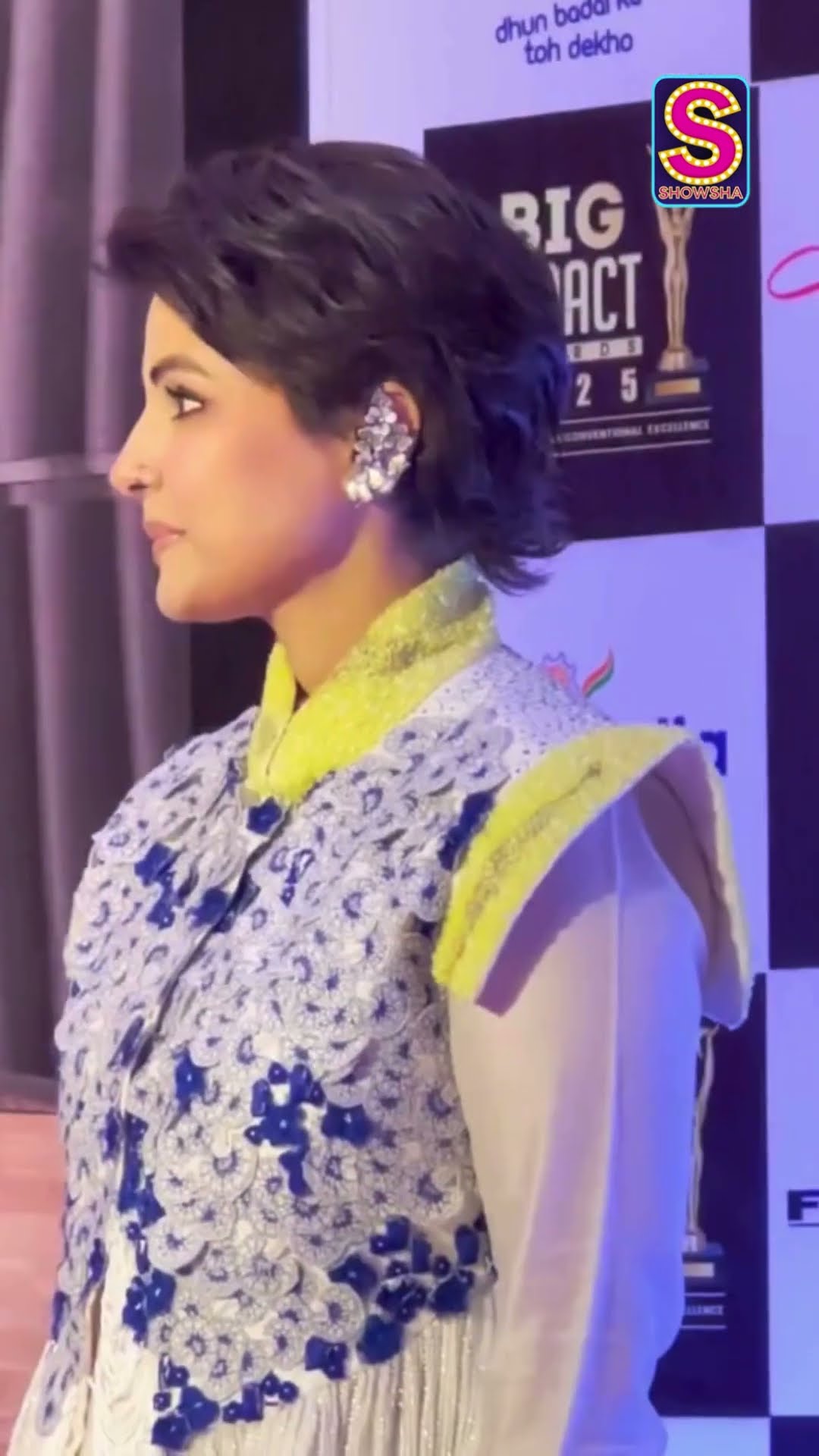 Hina Khan Serving Charm, Grace, And That Million-dollar Smile! | N18S #shorts #viralvideo
