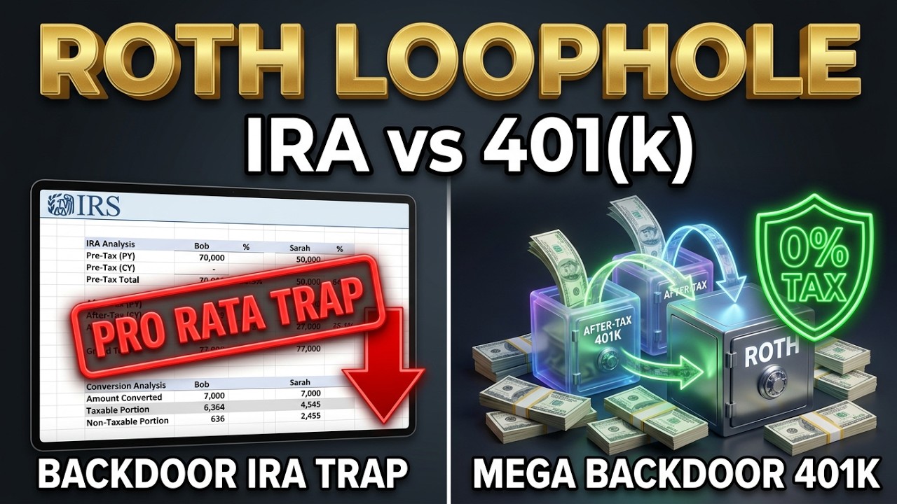 Pro Rata Rule Backdoor Roth Mega Backdoor Roth IRA Conversion | Pro Rata Rule - YouTube