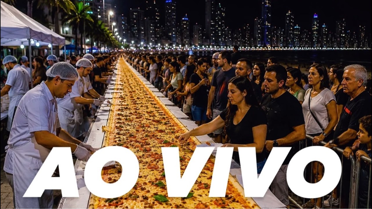Balneário Camboriú - SC AO VIVO SUPER MEGA PIZZA 10/07/2026 BC - SC Biel Turismo 