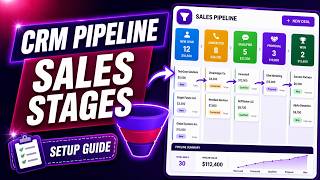 Create CRM Pipelines &amp; Custom Stages in WAM | Sales Workflow Setup (Step-by-Step)
