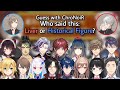 guess with chronoir - who said this: liver or historical figure? | Nijisanji eng subs