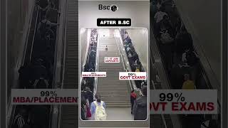 1% student iit jam ke taraf bhed kam h Bsc