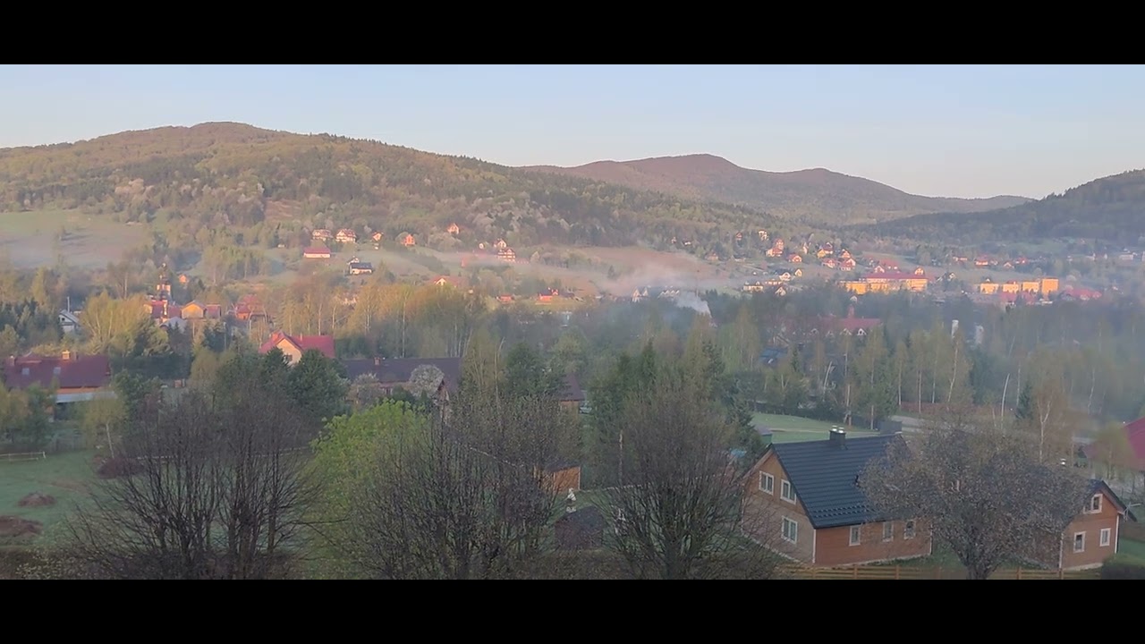 Wysowa Zdrój - panorama z sanatorium Glinik
