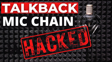 Nail This Talkback Mic Chain For Better Recordings