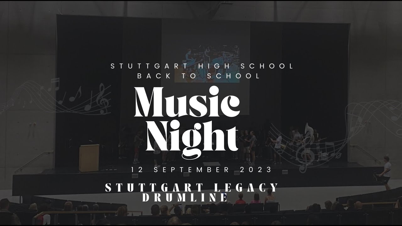 Stuttgart Legacy Drumline - Stuttgart High School Back to School Music Night
