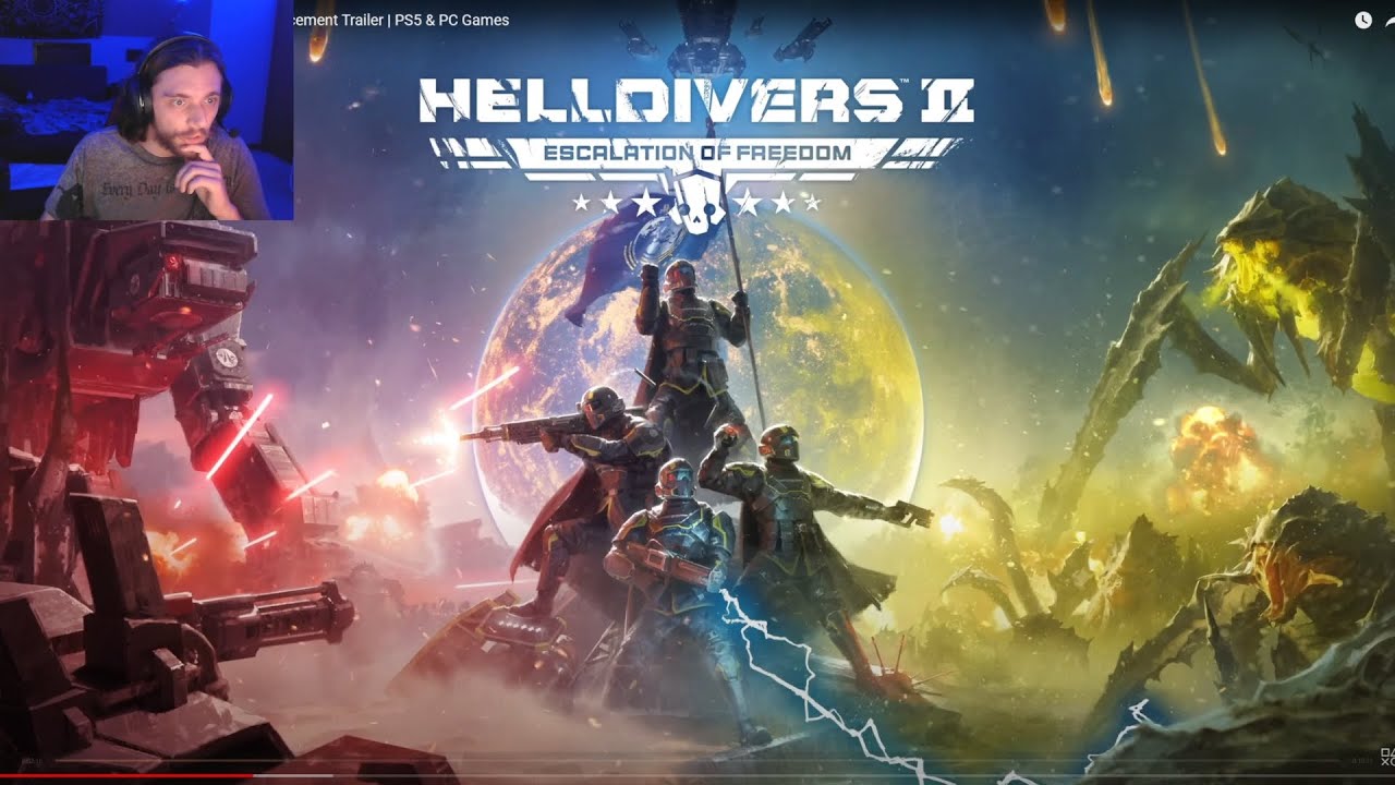 Helldivers 2 Escalation of Freedom react: Keeping the Mystery? - YouTube