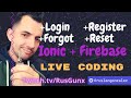 🗝 Ionic + Angular + Firebase: Login, Registro y Recuperación de Contraseñas 👨🍳