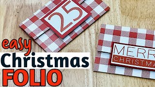 BASIC ENVELOPE STYLE CHRISTMAS FOLIO. it’s mailable TOO!